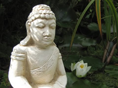 Buddah garden statues