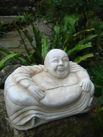 Laughing Buddha Statue For Garden Pale
