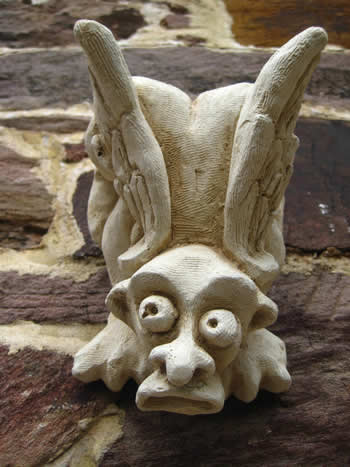 Winged Goggle Wall Ornament Pale