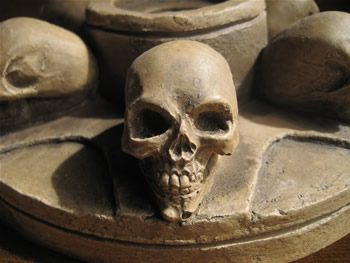 Skull Candleholder