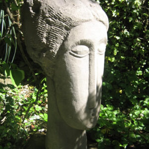 Large Modigliani Garden Statue Dark