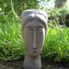 Medium Modigliani Garden Statue Dark